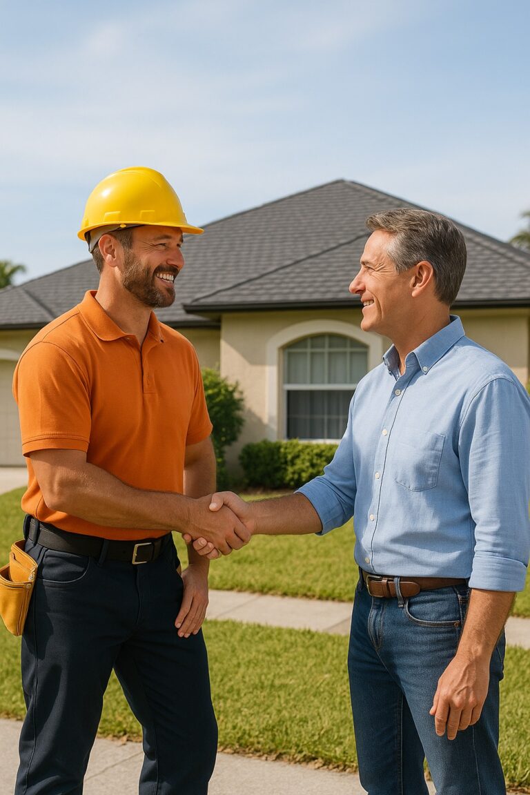 Florida Roofing company workers